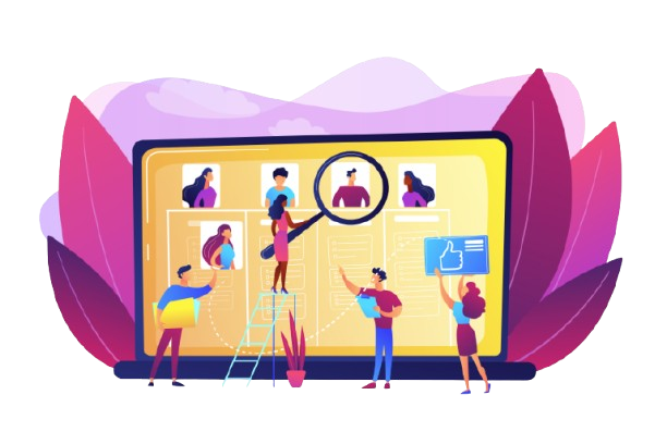 Probooster360 vector image for profile search