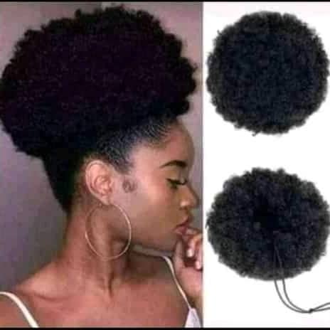 Afro bun