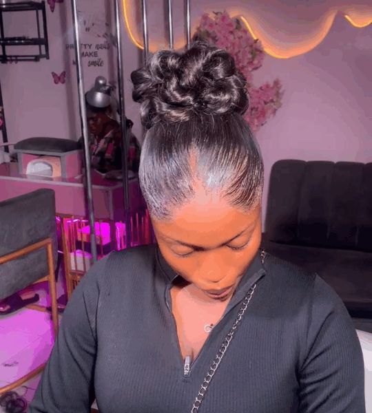 Frontal and bun
