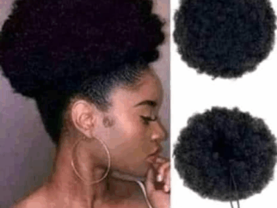 Afro bun