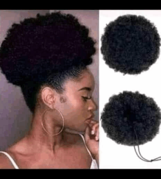 Afro bun