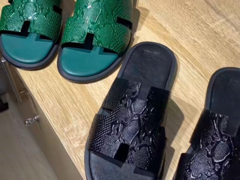 Male Slides Slippers Palm