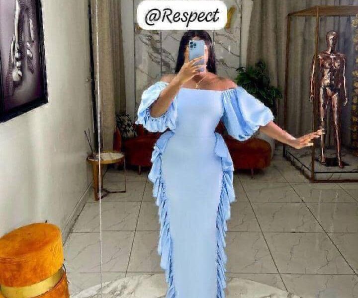 Slay on budget with our luxury gown. Available in lagos and Nationwide delivery