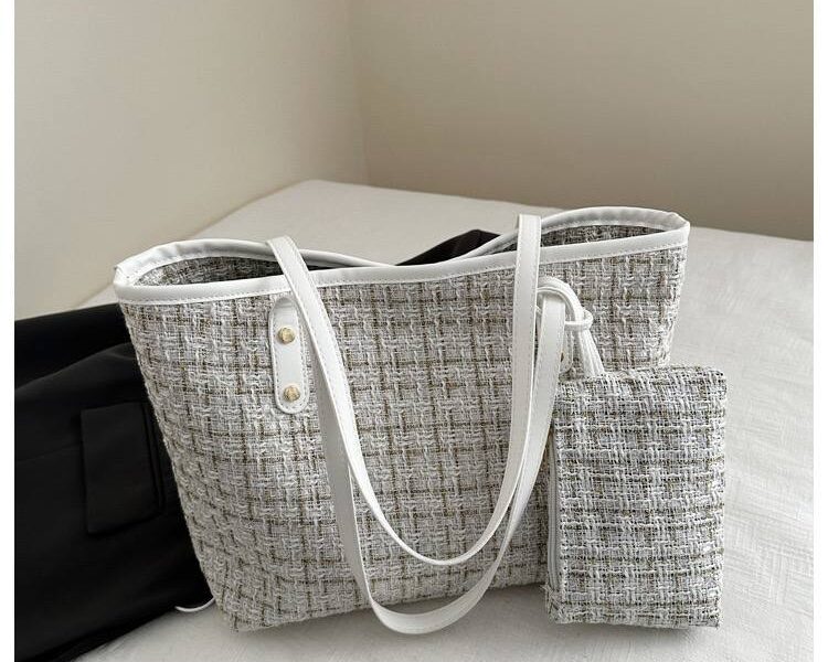 2 in 1 Threaded Tote Bag