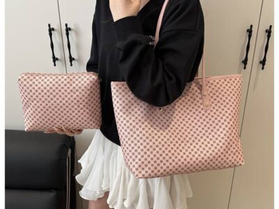 2 in 1 leather Tote Bag