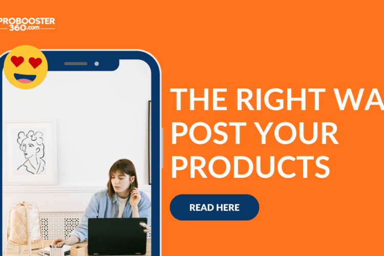 How to post your products on probooster360