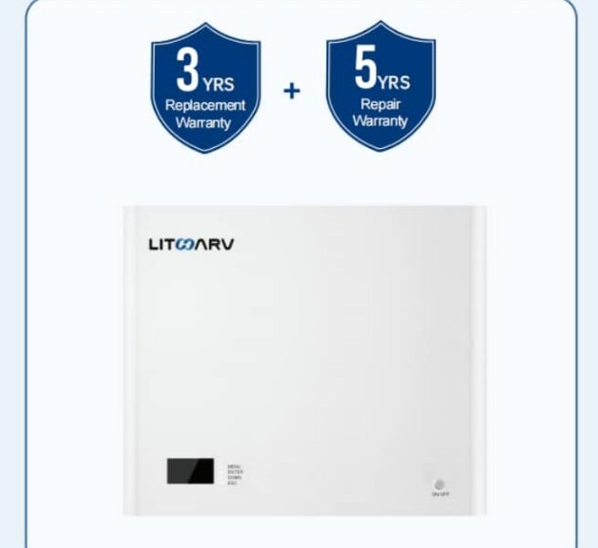 LH-HSE-W - 51.2volts wall mounted inverter battery