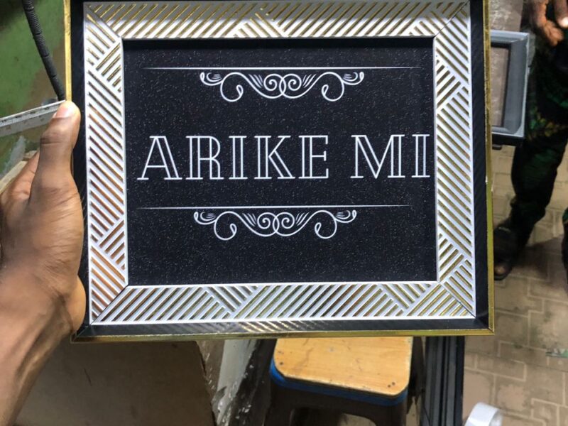 Name frame